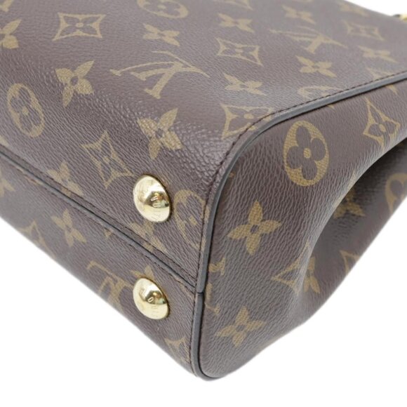 Louis Vuitton Braided Cluny BB Monogram Canvas Shoulder Bag Brown - Picture 7 of 12